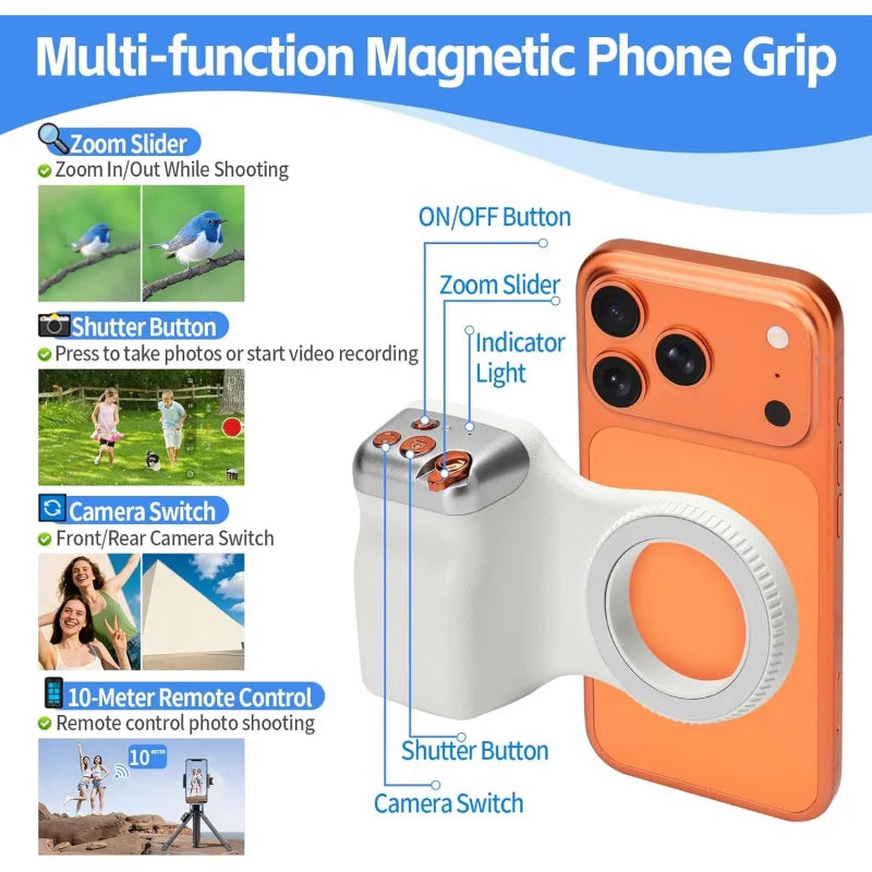 TELESIN Magnetic Camera Grip